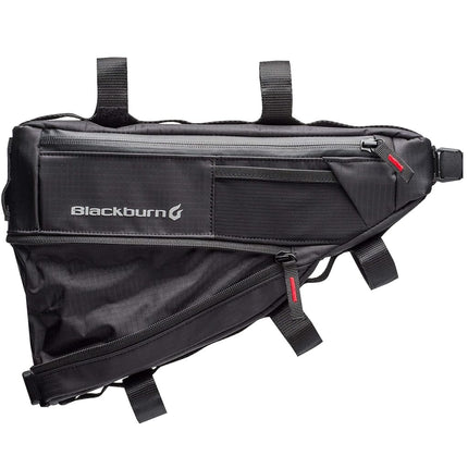 Blackburn Outpost Seat Pack with Drybag Extra Large Capacity Waterproof Quick Mount 11L Black/Grey