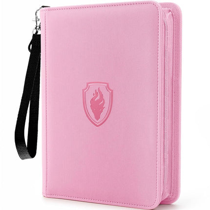 Fabmaker Premium 4 Pocket ZipCard Binder, Trading 
