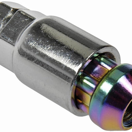 Dorman 711-335G Pack of 16 Neo-Chrome Wheel Nuts and 4 Lock Nuts with Key