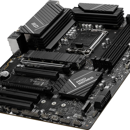 MSI PRO B760-P WiFi DDR4 ProSeries Motherboard (Supports 12th/13th Gen Intel Processors, LGA 1700, DDR4, PCIe 4.0, M.2, 2.5Gbps LAN, USB 3.2 Gen2, Wi-Fi 6E, ATX)
