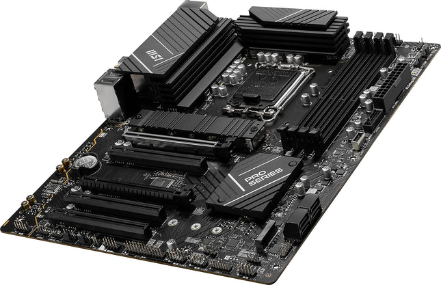 MSI PRO B760-P WiFi DDR4 ProSeries Motherboard (Supports 12th/13th Gen Intel Processors, LGA 1700, DDR4, PCIe 4.0, M.2, 2.5Gbps LAN, USB 3.2 Gen2, Wi-Fi 6E, ATX)