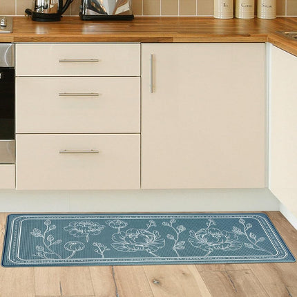 Kitchen Floor Mat Set of 2, Anti Fatigue Kitchen Mat 17"x47"+17"x29"