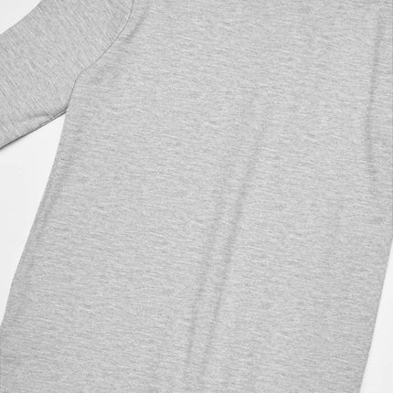 Hanes Girls` Long-Sleeve Crewneck T-Shirt, K123, XS, Light Steel