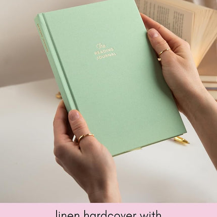 KUNITSA CO. Reading Journal. Book Journal for Book Lovers & Readers. Review and Track Your Reading (Green) - 52 book reviews