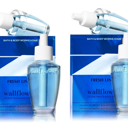 Bath & Body Works 4 x Linen Bulbs Refill 2 Boxes