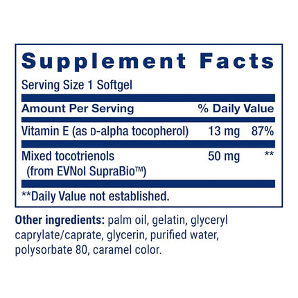 Life Extension Super Absorbable Tocotrienols, 60 softgels