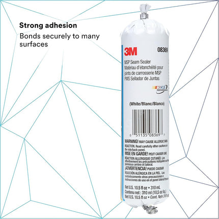 3M 08369 Ultrapro White MSP Seam Sealer Flexpack - 310 ml
