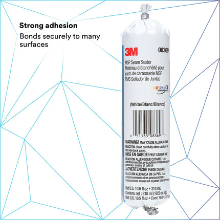 3M 08369 Ultrapro White MSP Seam Sealer Flexpack - 310 ml