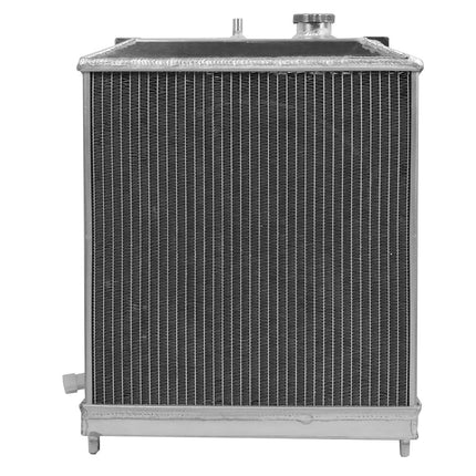 DNA Motoring RA+FS-HC92-42-2 2-Row Radiator with Fan Shroud Compatible with 92-00 Civic / 93-97 Del Sol / 94-01 Integra MT