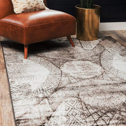 Unique Loom 3141546 Area Rug, 3' x 5', Brown