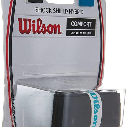 Wilson Shock Shield Hybrid Tennis Racquet Replacement Grip, Black