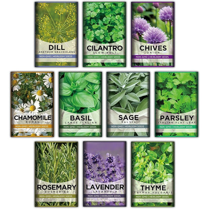 Meekear 10 Kit Non-GMO Growing into Thyme, Lavende