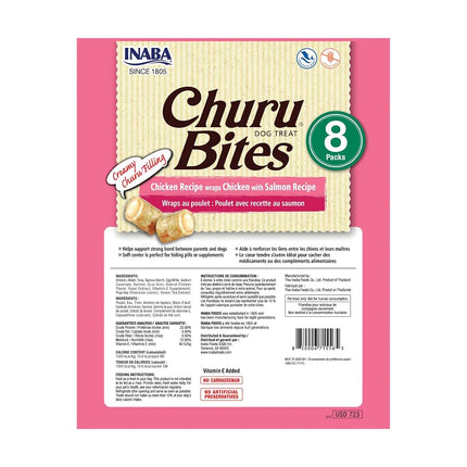 INABA Churu Bites Chicken with Salmon 6packs, 96 Grams