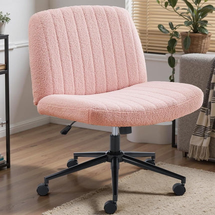 DUMOS Criss Cross Chair with Wheels, Wide Cross Le