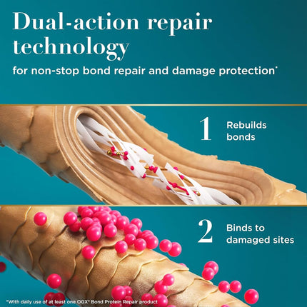 OGX Bond Protein Repair Heat Protect Spray & Leave-in Conditioning Mi 193mL