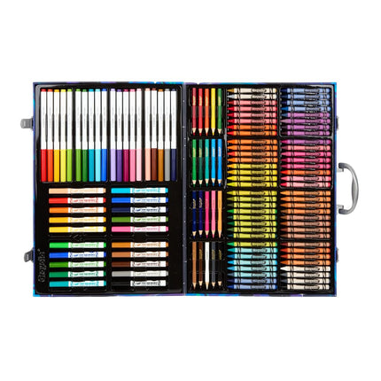 CRAYOLA Inspiration Art Case Coloring Set - Tie-Dye (140ct), Art Supplies Set For Kids, Drawing Kit, Travel Gift for Girls & Boys, Ages 5+