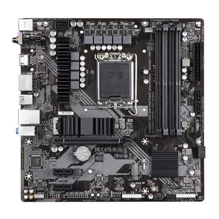 GIGABYTE B760M DS3H AX DDR4 (LGA 1700/ Intel/ B760/ M-ATX/ DDR4/ 2* M.2/ PCIe 4.0/ USB 3.2 Gen 2 Type-C/WiFi 6E/ 2.5GbE LAN/Q-Flash Plus/PCIe EZ-Latch/Gaming Motherboard)