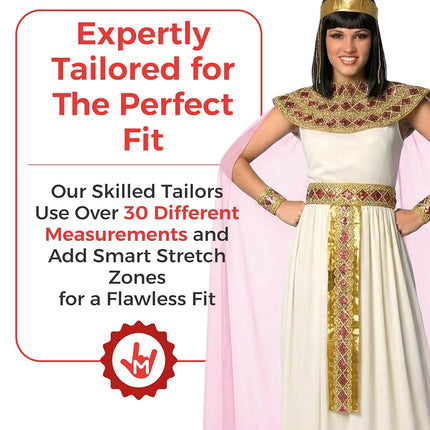 Morph Cleopatra Costume Women, Halloween Costumes for Women, M