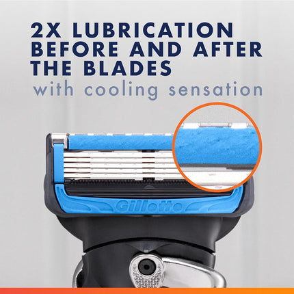 Gillette ProGlide Chill Mens Razor Blade Refills, 8 Count, Cooling Technology Chills Skin