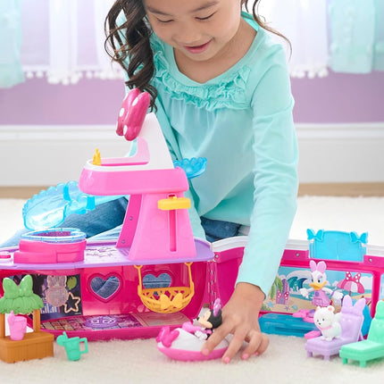 Just Play Disney Junior Minnie Mouse Bowdazzling Yacht Playset, Kids Toys for Ages 3 Up
