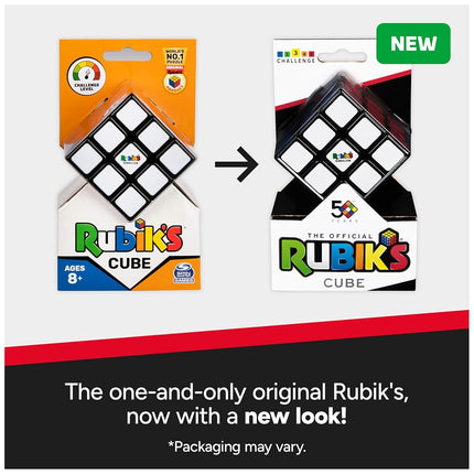 Rubik’s Cube, The Original 3x3 Colour-Matching Puzzle, Classic Problem-Solving Cube