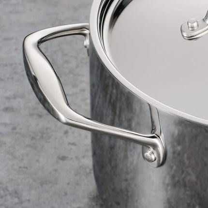 Tramontina Signature Tri-Ply Clad Stainless Steel 12-Pc Pots and Pans Set