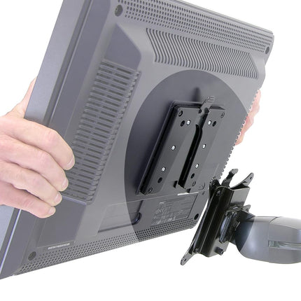 Ergotron – Quick Release Bracket – for Monitor and TV Screens Up to 15.9kg, Less Than 3 Inch Display Depth – Add-on for VESA Monitor Arms (60-589-060)