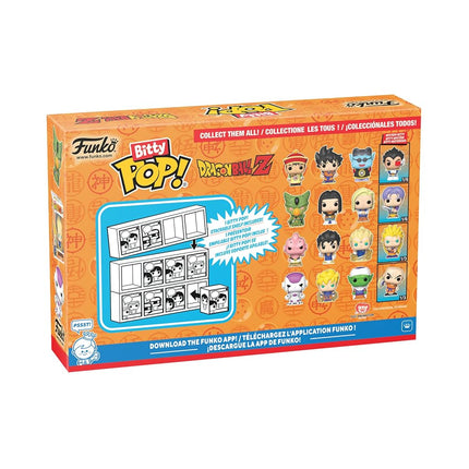 Funko Bitty POP! Dragon Ball Z and A Surprise Mystery Mini Figure - 0.9 Inch (2.2 Cm) Collectable - Stackable Display Shelf Included - Gift Idea - Party Bags Stocking - Cake Topper - Anime Fans