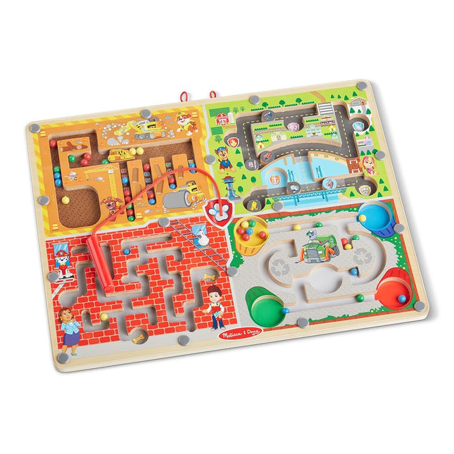 Melissa & Doug Paw Patrol 2 Wooden Magnetic Wand Maze Board