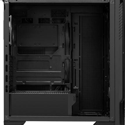 MSI MPG Velox 300R Airflow PZ - Mid-Tower Gaming PC Case - Tempered Glass Side Panel - 2 x 160 mm Dual Layer Blades Fans - Liquid Cooling Support up to 360mm Radiator - Mesh Panel for Airflow