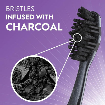Oral-B Charcoal Toothbrushes, Soft 4ct