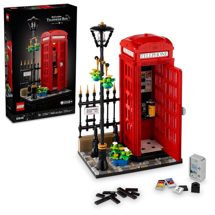 LEGO Ideas Red London Telephone Box Model for Adul
