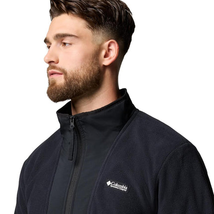 Columbia Men's Sequoia Grove Half Zip Fleece, Fleece Pull Over, Black, Medium