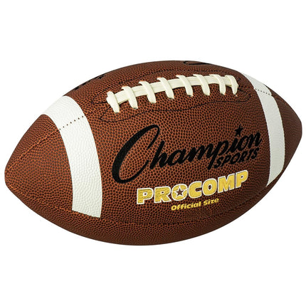 Champion Sports Official Size Composite Football, Brown