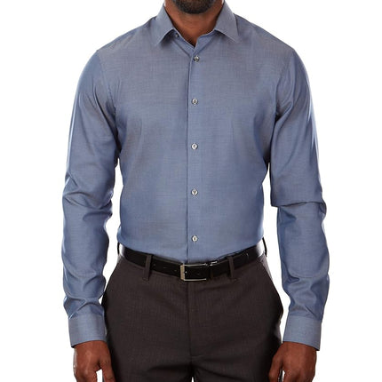 Calvin Klein Men's Dress Shirt Slim Fit Non-Iron H