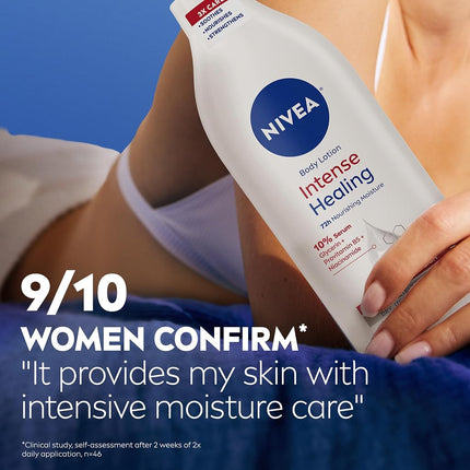 Nivea Intense Healing Body Lotion Very Dry Rough Skin 16 9 fl oz 500 ml