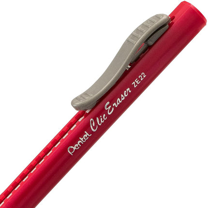 Gomas de borrar retráctiles Pentel Clic, multicolor