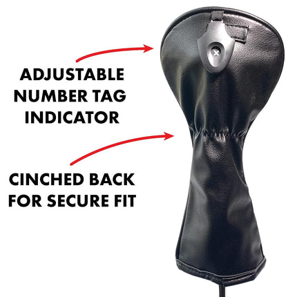 Team Golf NCAA Vintage Fairway Headcover (Printed), Fits All Fairway, Hybrid and Utility Clubs