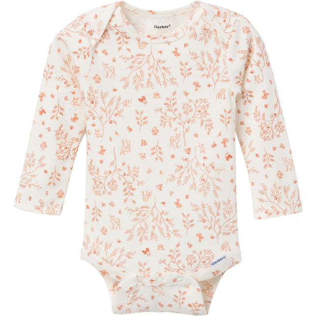 Paquete múltiple de mamelucos de bebé unisex de Gerber (manga corta y larga), rojo, 6-9 meses