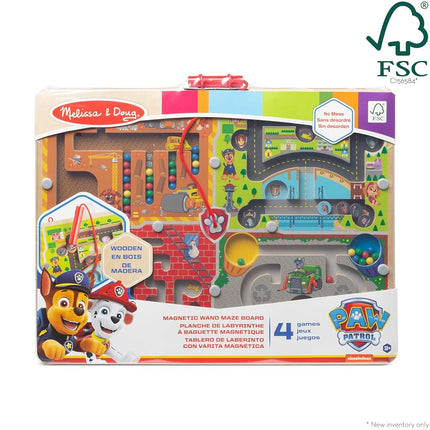 Melissa & Doug Paw Patrol 2 Wooden Magnetic Wand Maze Board