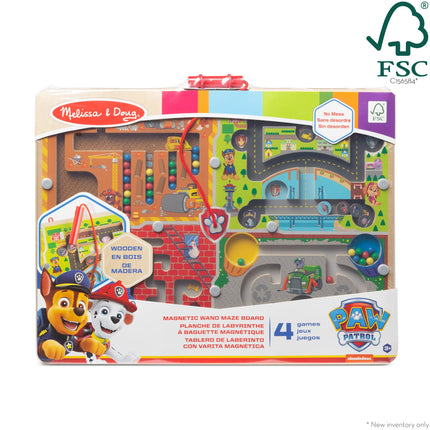 Tablero de laberinto magnético de madera Melissa & Doug Paw Patrol 2