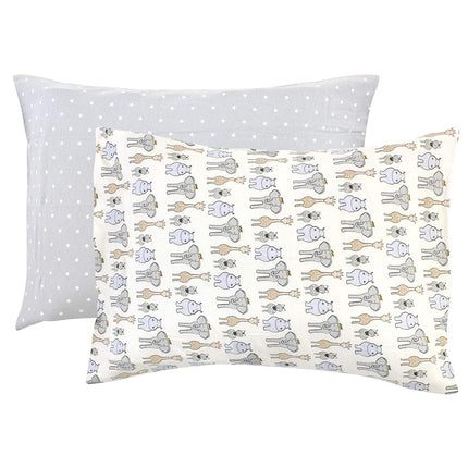 Taie d'oreiller en coton pour bébé et tout-petit Hudson Baby, motif safari royal, taille unique