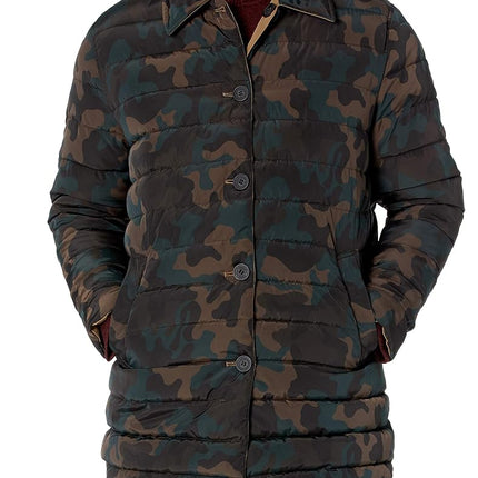 Cole Haan Men's Reversible Quilted Jacket - - Medium Khaki