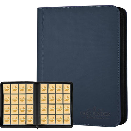 Trading Card Binder 16 Pocket, GERMUN PU Cover Car