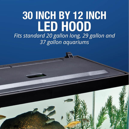 Perfecto Tetra Aquarium Hood Led, 30"