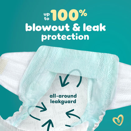 Pañales Talla 5, 104 unidades - Pañales desechables para bebé Pampers Swaddlers, Paquete Enorme