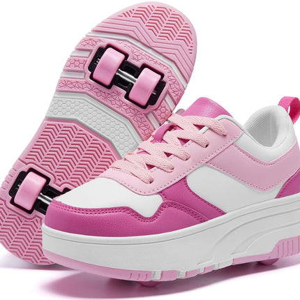 ANEFUN Roller Skate Shoes for Kids Girls Boys Deta