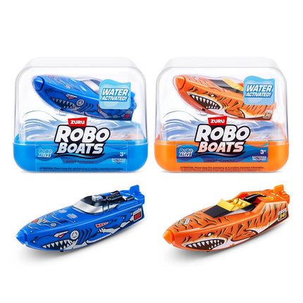 robo ALIVE ZURU Robo Boat, Tiger Shark & Shark, 2 
