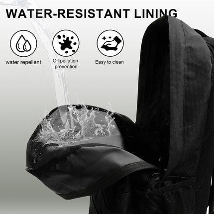 Sac à dos Wrangler Tradesman, sac à dos décontracté résistant à l'eau pour les voyages, le travail, l'école, noir, 15,6 pouces, minimaliste
