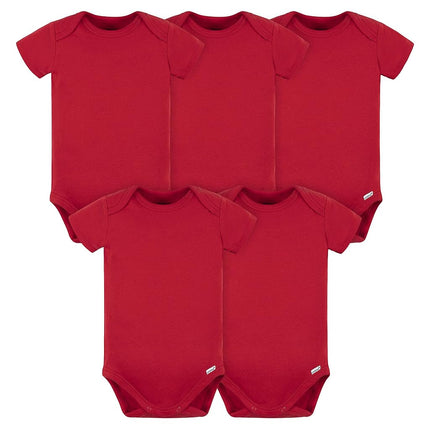 Gerber unisex-baby 5 Pack Onesies Multi-packs Bund